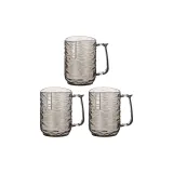 Yi Mai Round Cup-Transparent Black ×3