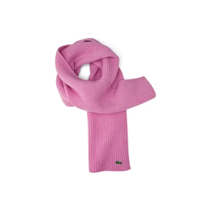 LACOSTE Wool Knit Scarves Women's Multicolor-0