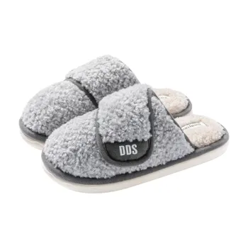 Foot Recreation Winter Home Warm Non Swollen Feet Hook and Loop Cotton Slippers Unisex