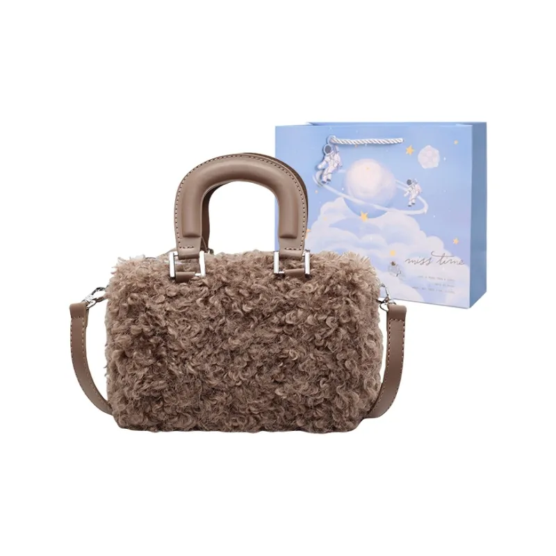 Duoluplo Doron Paul Plush Handbag Regular Women's Multicolor-8