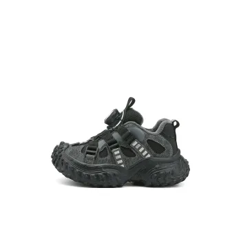 Jeep Abrasion-Resistant Low-Top Kids Lifestyle Shoes Dark Gray Kids'