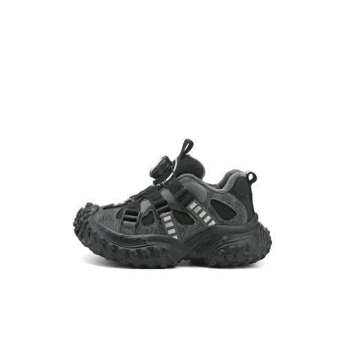 Jeep Abrasion-Resistant Low-Top Kids Lifestyle Shoes Dark Gray Kids'