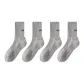 4 Pack (4 Pairs Light Gray)