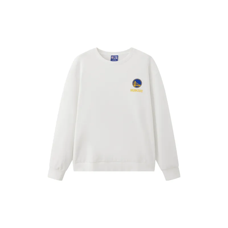 NBA Team Culture Series Sweatshirts Unisex White-0