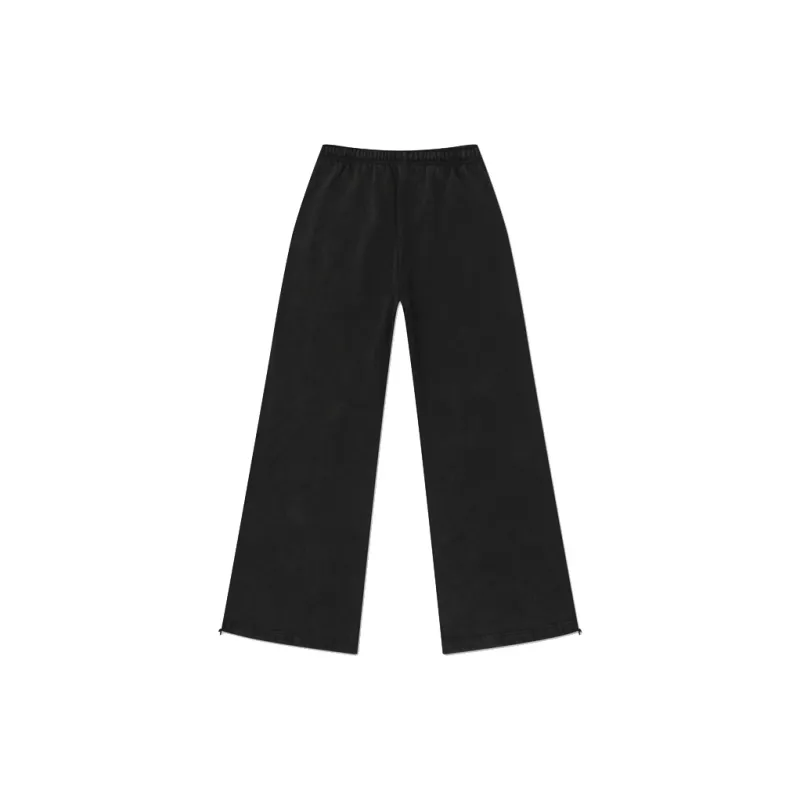 SMFK Casual Pants Women's Black Snowflake-1