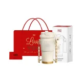 Cream White 530ml[Ceramic Liner+Cup Sleeve]