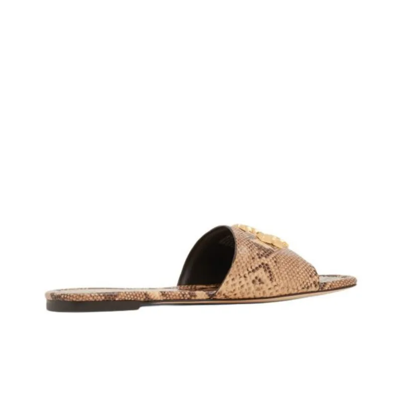TORY BURCH Eleanor Odor-Resistant Slide Slippers Women's Desert Yellow-3