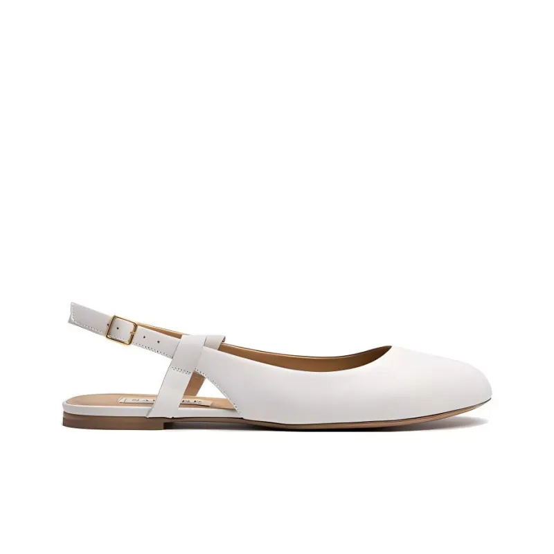 SARTORE Casual Single Shoes Women's Ecru-1