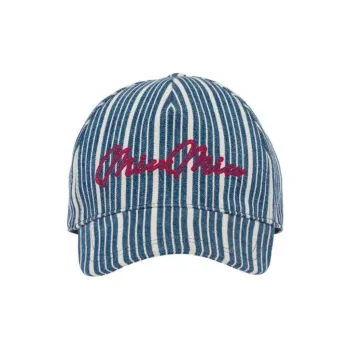 MIU MIU Cotton Baseball Caps Women's Blue