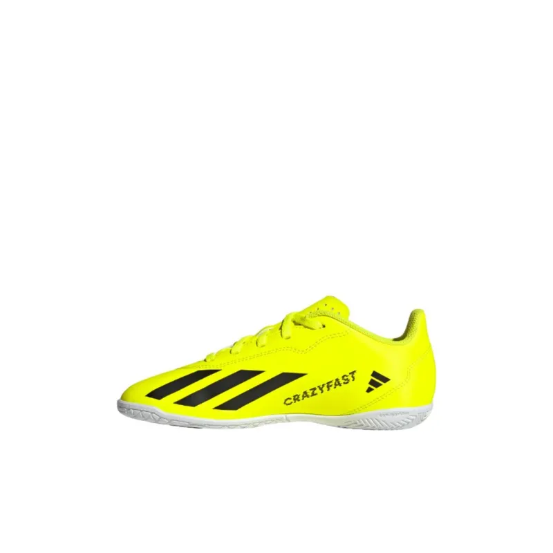 Adidas X Crazyfast Club Anti Slip Wear Resistant Low Top Kids' Soccer Shoes Yellow Black Kids'-2