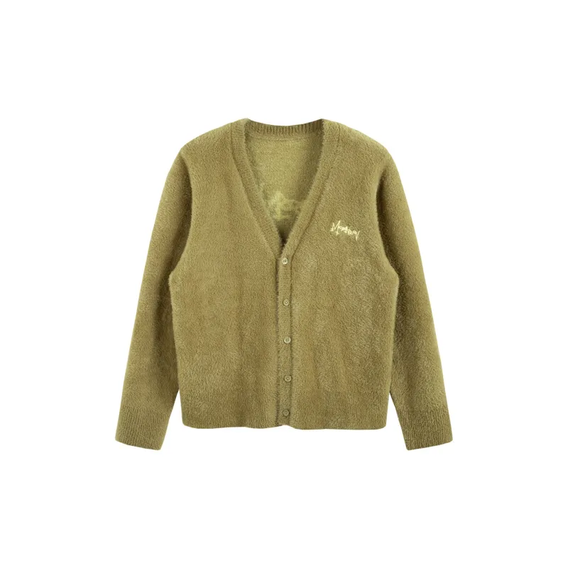 MOONWAV Knitted Fabric Cardigan Unisex-3