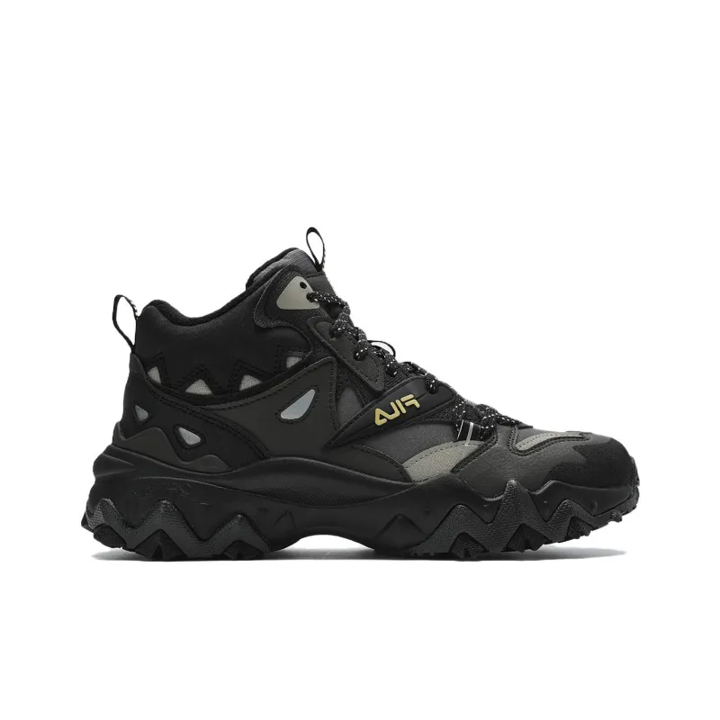 FILA Oakmont 2 Anti-Slip Wear-Resistant Mid-Top Casual Shoes Women's Black-1