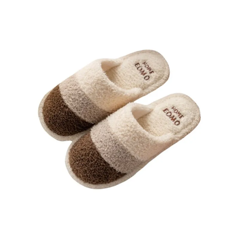 Ming Sheng Indoor Home Use Cute Platform Slip Resistant Fuzzy Slippers-10