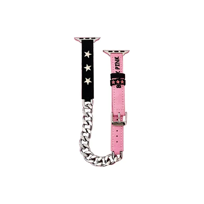 MSSM Watch Band Apple Compatibility 40mm Genuine Leather Material-0