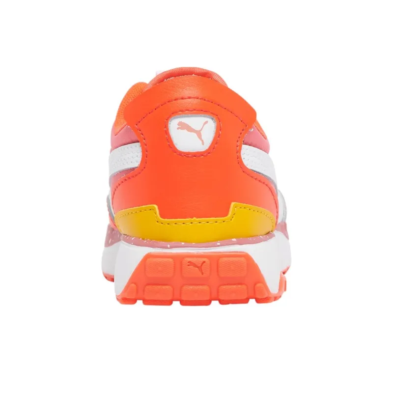 PUMA Cruise Rider Slip-Resistant Breathable Low-Top Kids' Running Shoes Pink Orange Teenagers-3