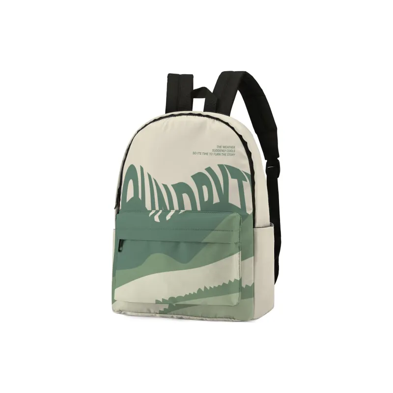 ONRF SOUNDBYTE Polyester Backpack Laptop Bag Unisex White-21