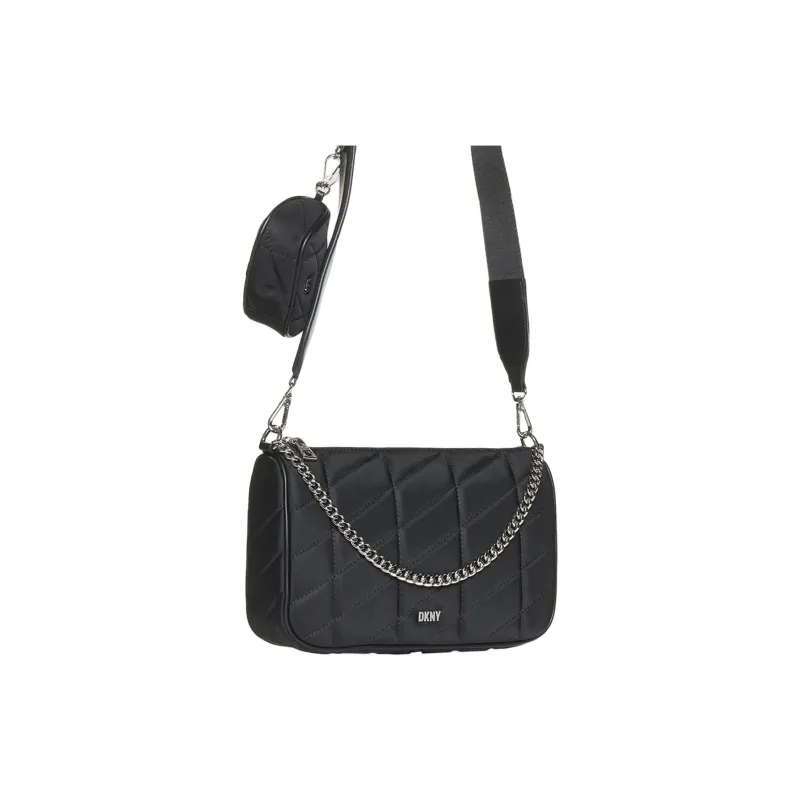 DKNY Nylon Shoulder Bag Crossbody Bag Women's Black-2
