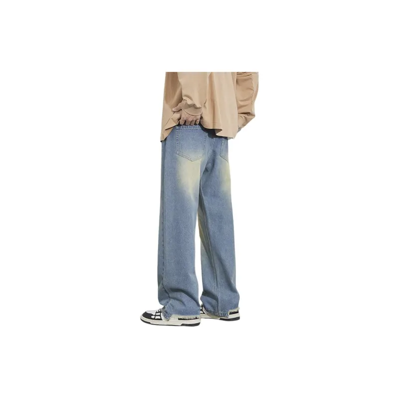 IJRJ Jeans Unisex Vintage Blue-4