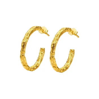 ME LUXE S925 Silver Classic And Versatile Fashion Hoop Earrings Women's