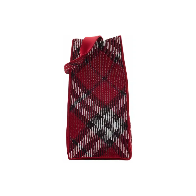 Burberry Polyamide Tote Bag Shopping Bag Shoulder Bag Handbag Women's Red-1