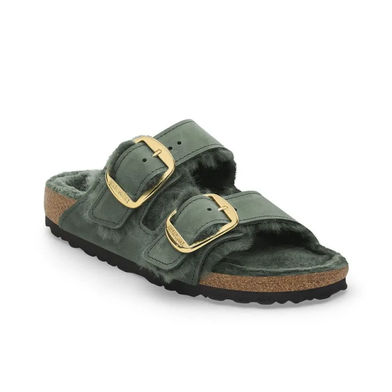 Birkenstock EVA Slip-Resistant Slide Slippers Women's Dark Green Regular-1