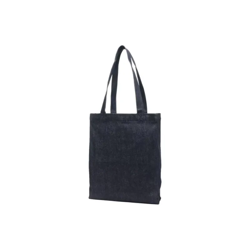 A.P.C Cotton One Shoulder Handbag Women's Black & White-4