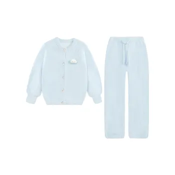 Flow Yarn Pajama Set Women's Blue