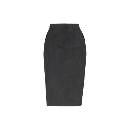 FENDI Casual Long Skirts Unisex Black