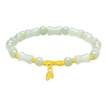 ALLOVE Hetian Jade Bracelets White Jade/Pale Greenish White Jade Women's