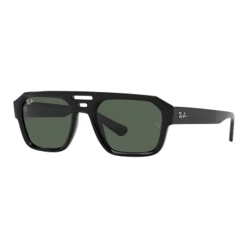 RayBan Acetate Irregular Shape Sunglasses Unisex Black