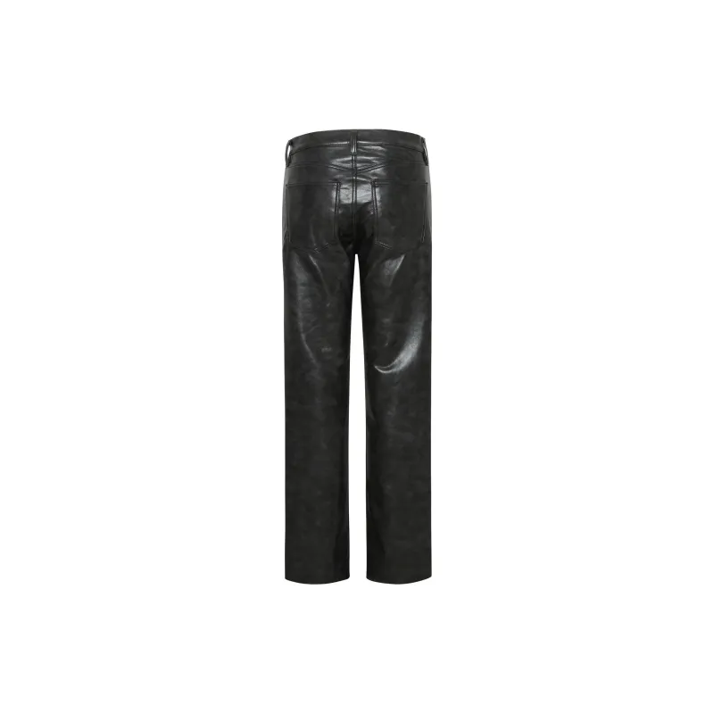 AGOLDE Sloane Mid Rise Straight Leg Trousers-1