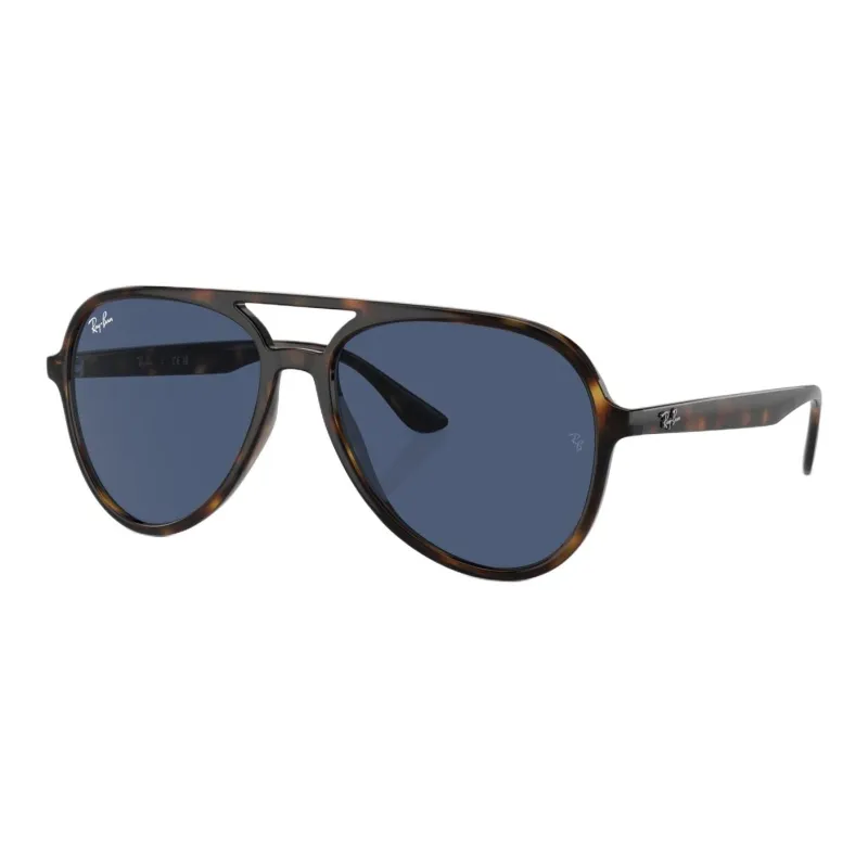 RayBan Polycarbonate Aviator Sunglasses Men's Brown-0
