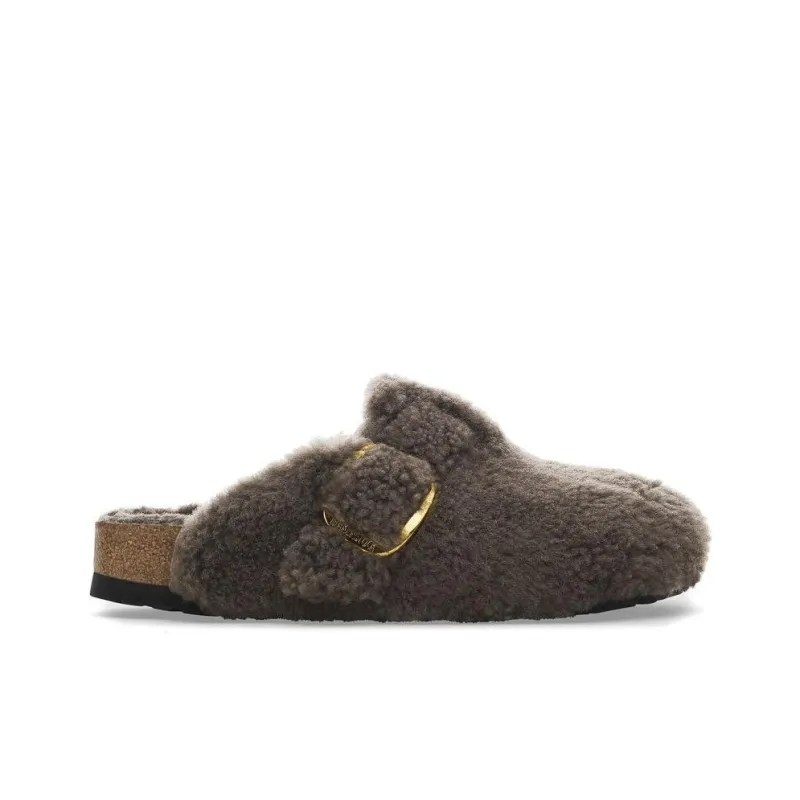 Birkenstock Boston Series EVA Slip Resistant Wrap toe Slippers Women's Brown Regular-1