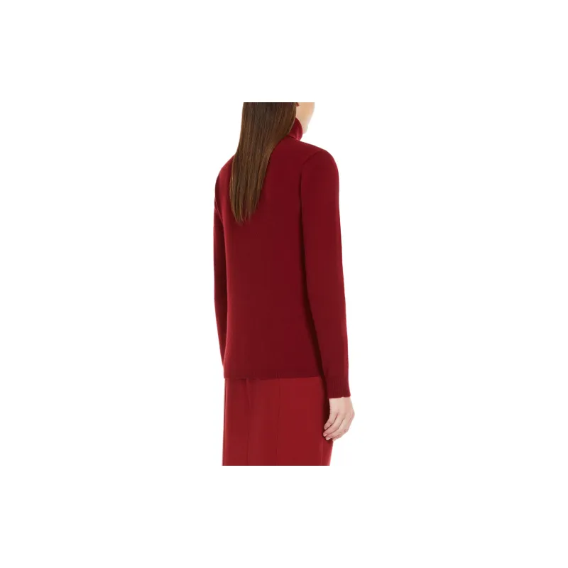 MaxMara Studio FW24 Sweater Women's Bordeaux Red-3