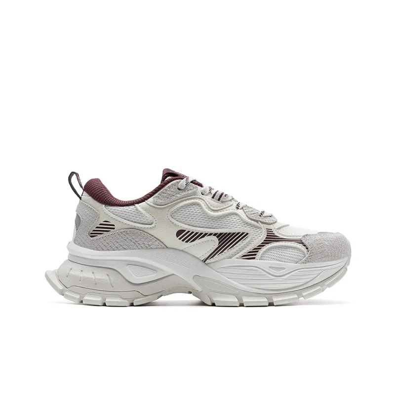 XTEP Basque Height Increasing Abrasion Resistant Low Top Casual Shoes Women's Good Things Happen-1