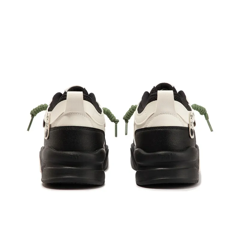 361° Jincheng Slip Resistant, Abrasion Resistant, Thermal Low Top Casual Shoes Men's White Black-3