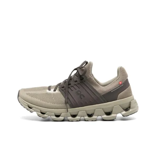 On Cloudswift 3 Anti Slip Wear Resistant Low Top Casual Running Shoes Men's Brown