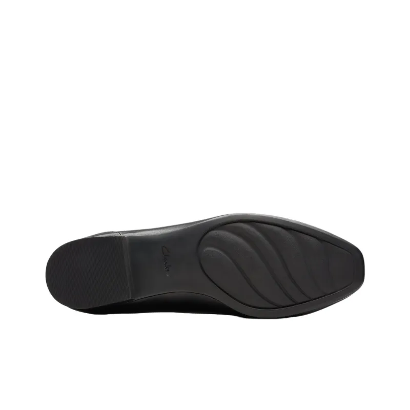 Clarks Juliet Shine Loafers 2.5cm Women's Black-5