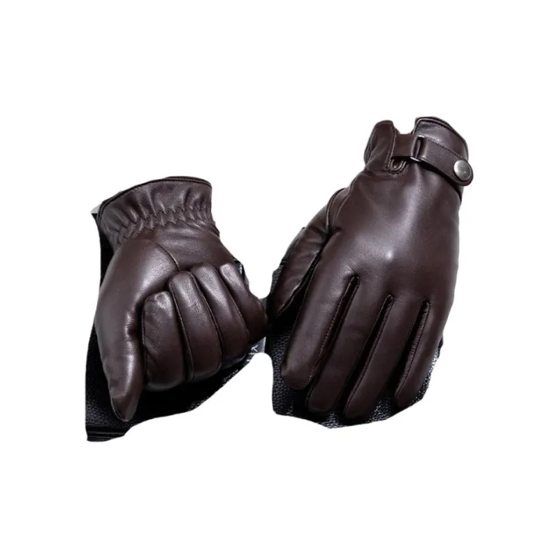 Yamaichi Maru Sheepskin Warm Gloves Men's-3