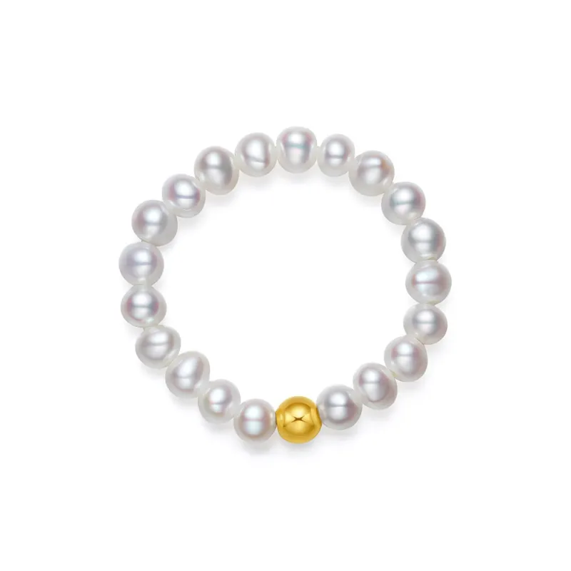 JINGUIFU Freshwater Pearl Rings Women's-1