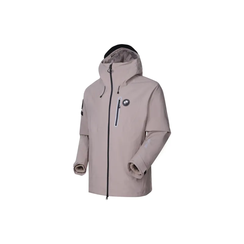 Panda China Panda Series Water Resistant Windproof Wear Resistant Warm Water Repellent Windbreaker Jacket Unisex-9