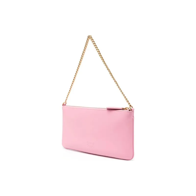 PINKO Cow Leather Card Holder Card Holder Women's Rose Pink-2