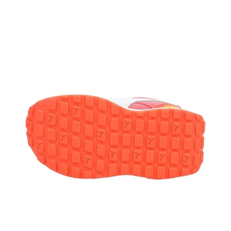 PUMA Cruise Rider Slip-Resistant Breathable Low-Top Kids' Running Shoes Pink Orange Teenagers-4