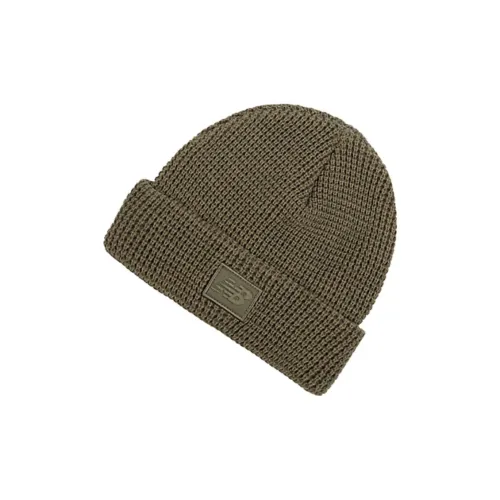 New Balance Polyester Beanies Unisex Dark Olive