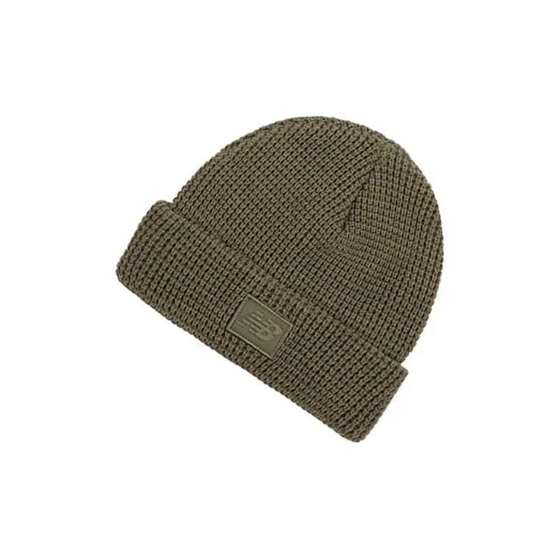 New Balance Polyester Beanies Unisex Dark Olive-0