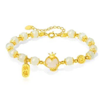 YINCHIE Hetian Jade Bracelets White Jade/Pale Greenish White Jade Women's