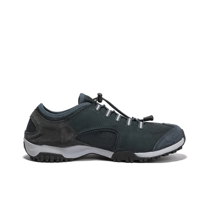 Columbia Cushioning Anti Slip And Wear Resistant Low Top Trekking Shoes Men's Dark Blue Green-1