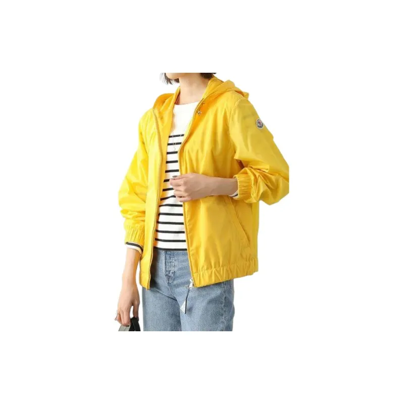 Moncler SS22 Jackets Coats Women's Yellow-4