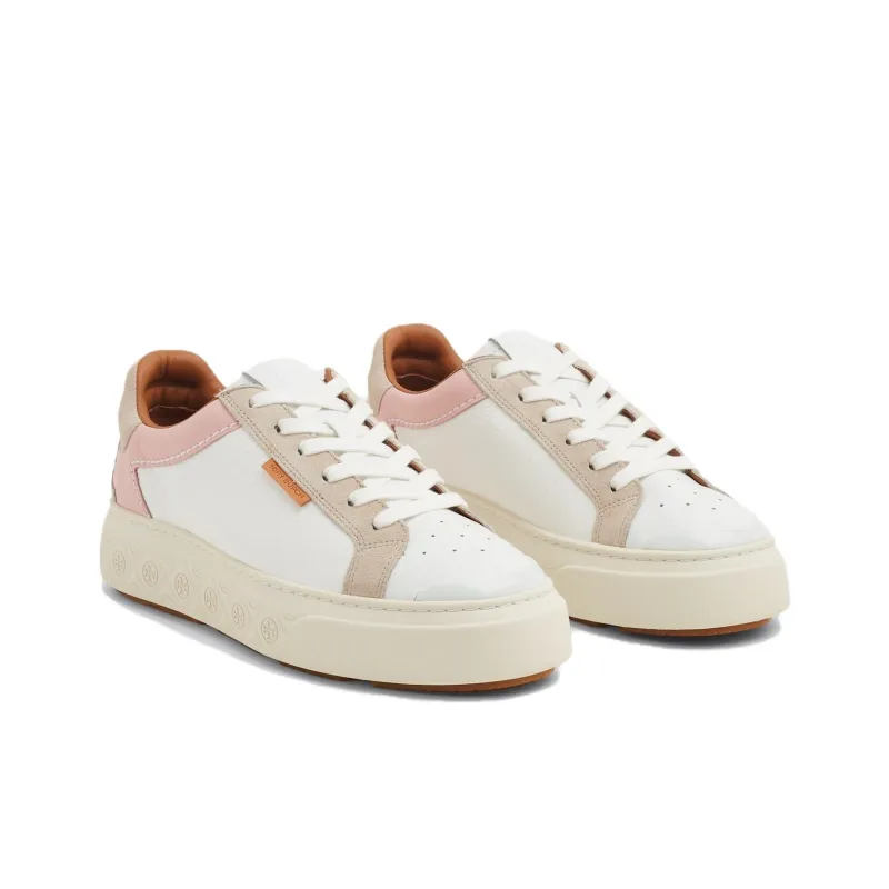 TORY BURCH Ladybug Court Low Top Stylish Skateboarding Shoes Women's Ivory White-2