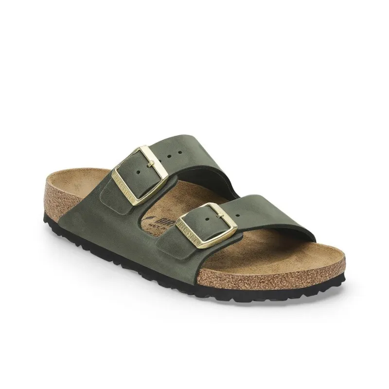 Birkenstock Arizona Series Slip Resistant Slide Slippers Women's Jasper Narrow-1